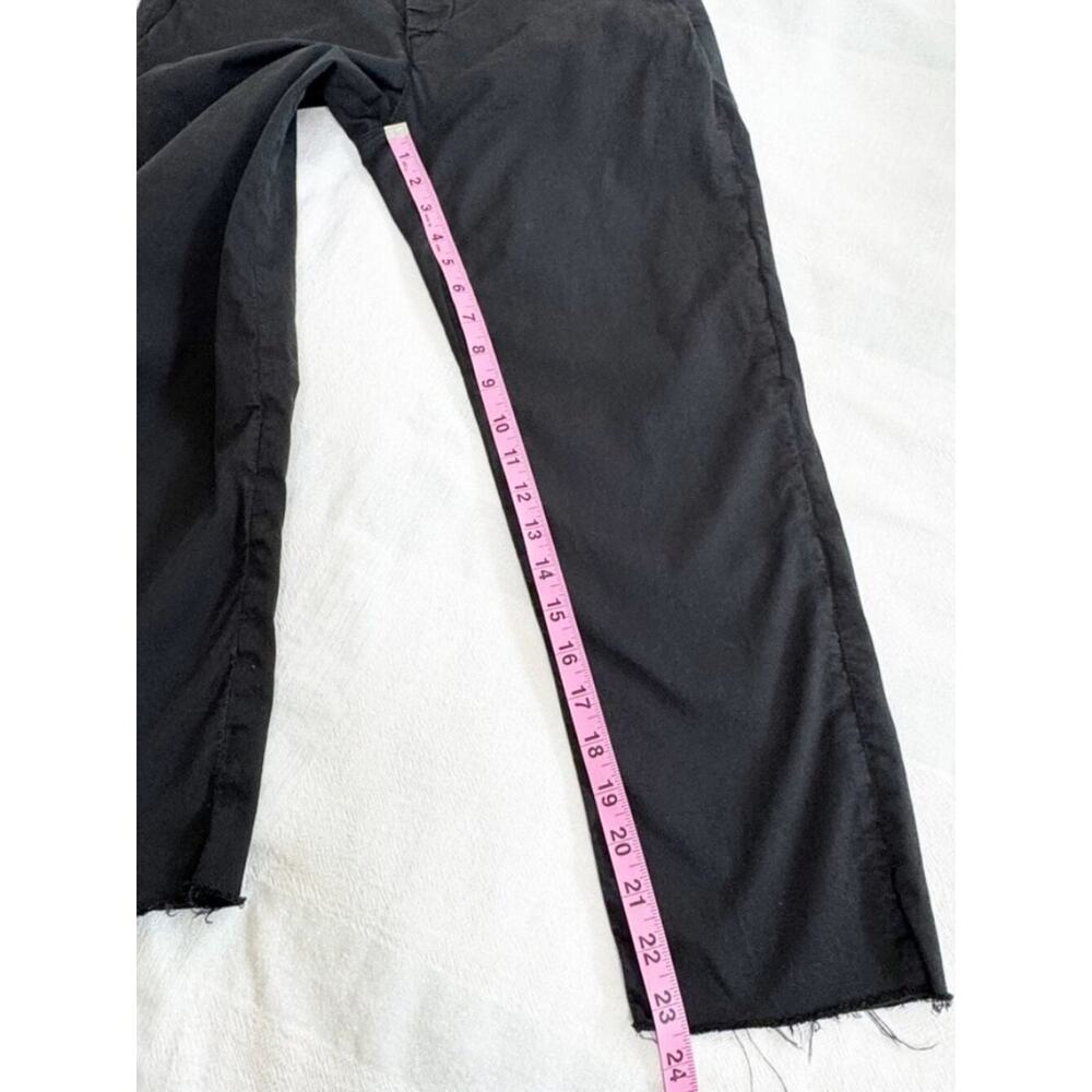 Frank & Eileen Wicklow Crop Pants Washed Black Raw Hem Size 2 - Picture 11 of 15